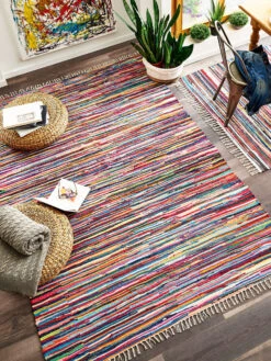 Fleckerl-Teppich, Multicolor