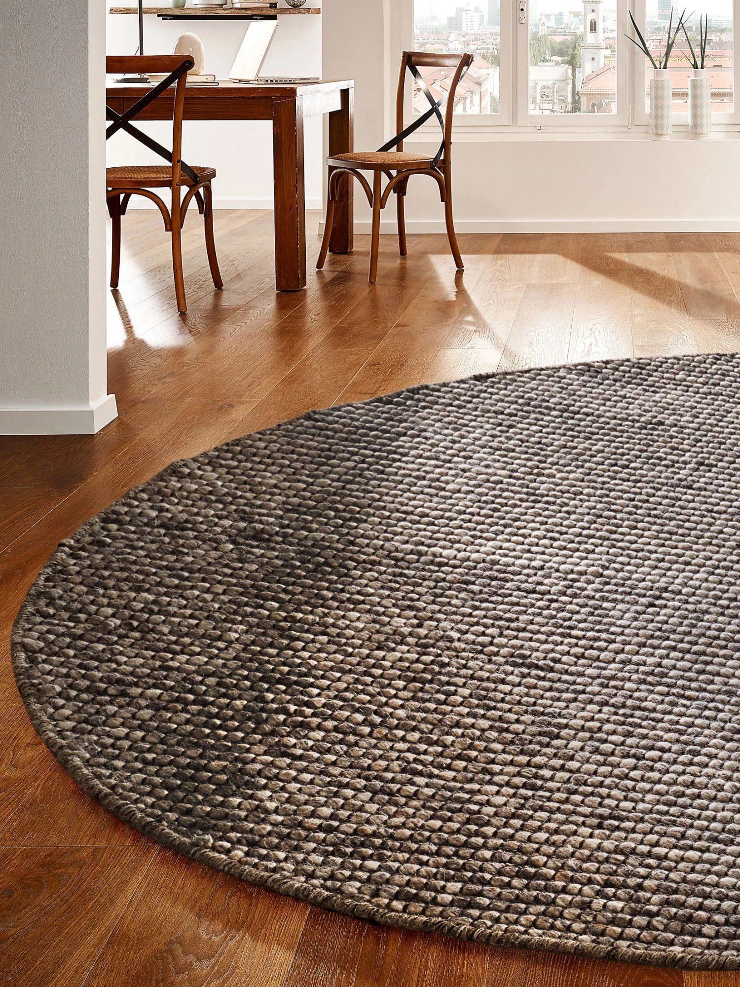 Woll-Teppich, Stone 3 Woll-Teppich, Stone