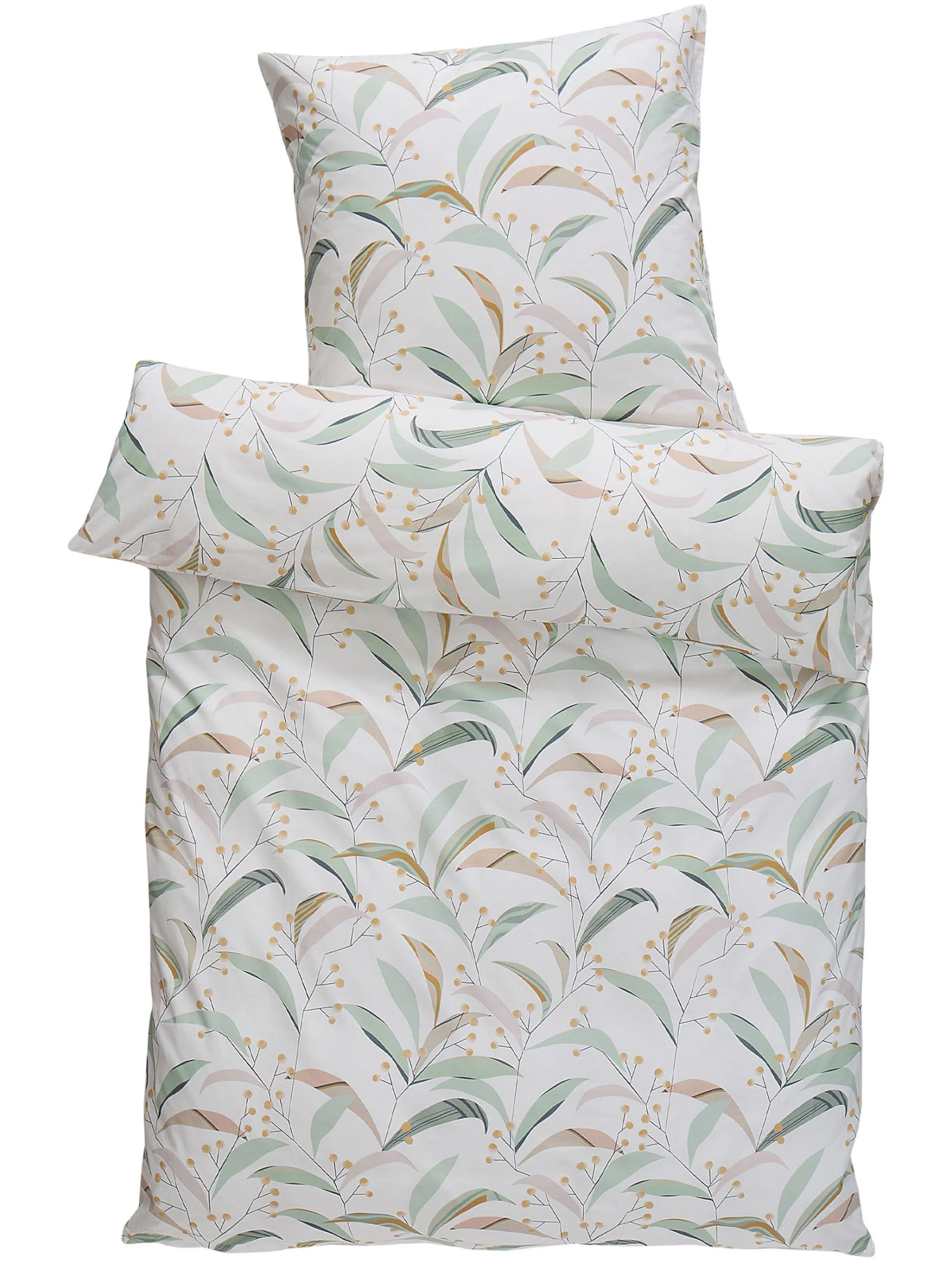 Renforcé-Bettwäsche, Lindgrün 4 Renforcé-Bettwäsche, Lindgrün - Image 2