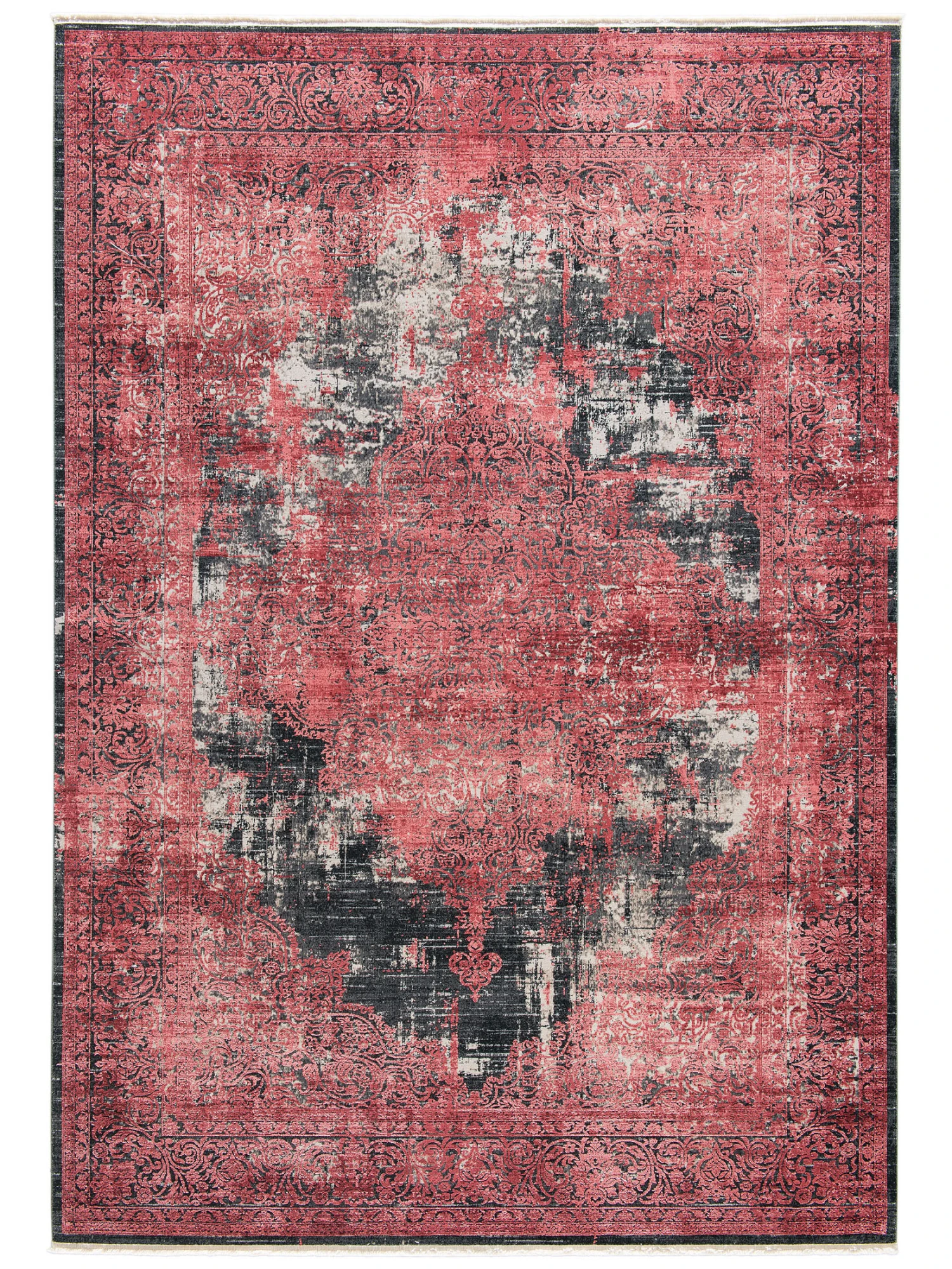 Vintage-Teppich, Karmin 4 Vintage-Teppich, Karmin - Image 2