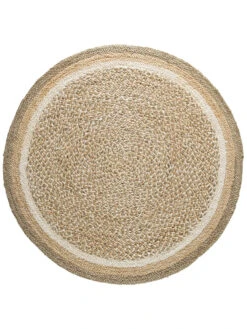 Jute-Teppich, Multicolor -Teppiche Verkaufe Almenara JuteTeppich beige Multicolor 150rund pla