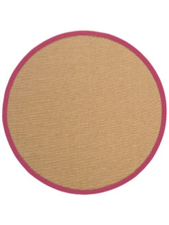 Sisal-Teppich, Fuchsia
