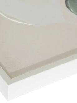 Leinwand-Druck-handbemalt, Hellgrün/Weiss -Teppiche Verkaufe Astala Druckgerahmt Gruen HellgruenWeiss 50x70 lup2