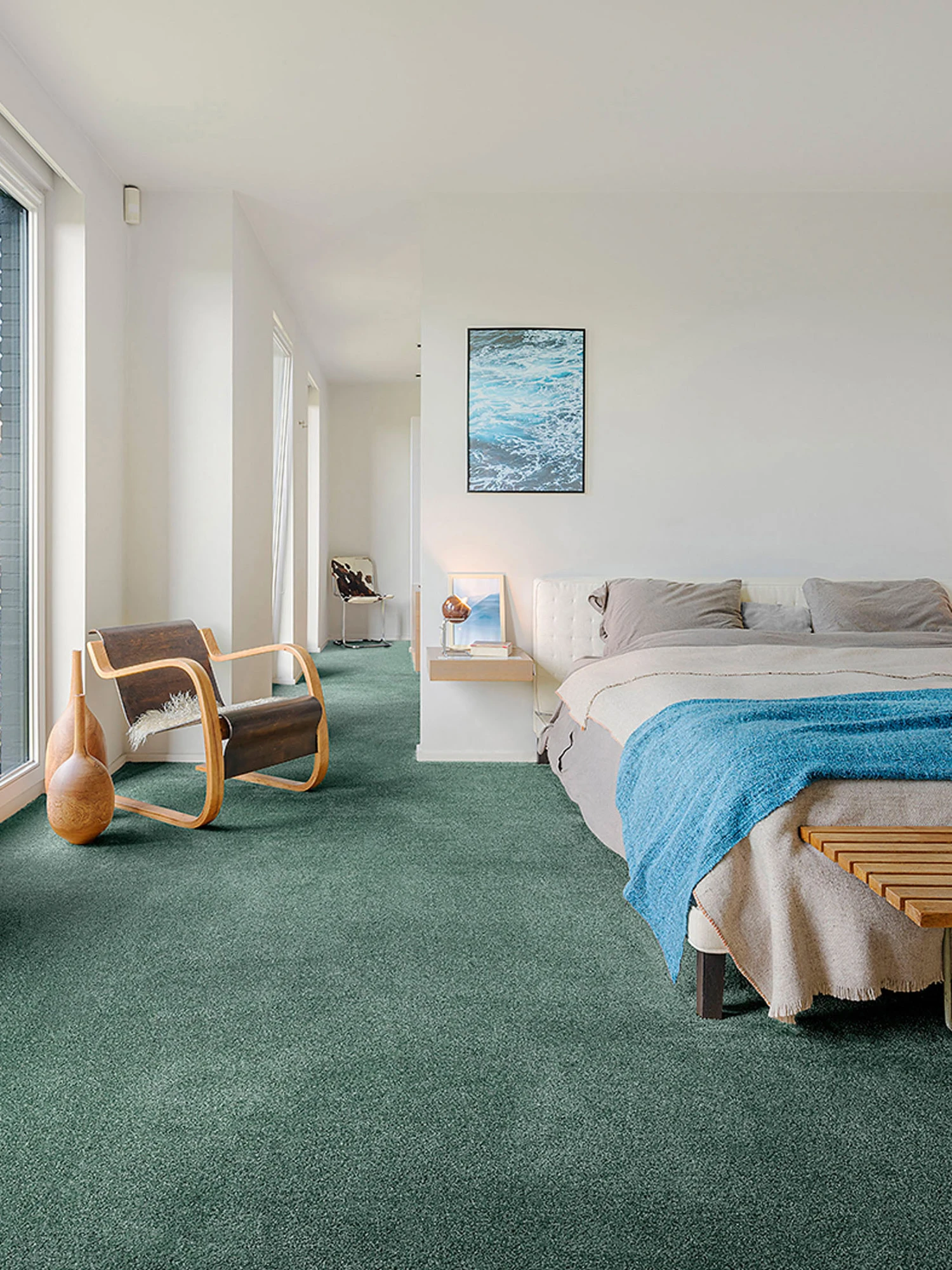 Velours-Teppichboden, Lagune 27 3 Velours-Teppichboden, Lagune 27