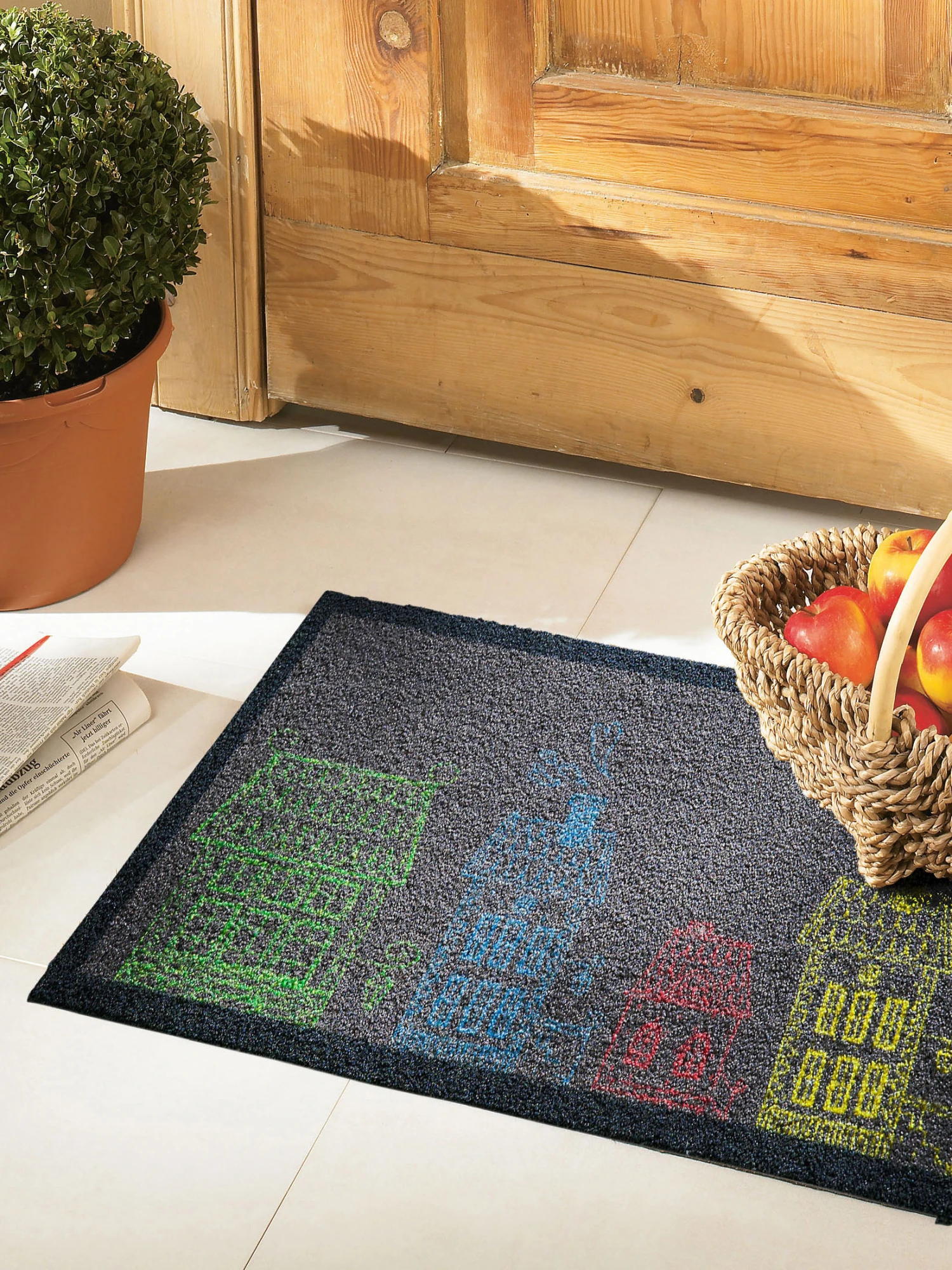 Fußmatte, Sweet Home Bunt 3 Fußmatte, Sweet Home Bunt