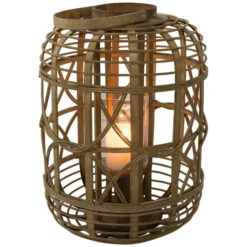 Laterne, Natural -Teppiche Verkaufe Balaro Laterne Braun Natural 32x32x45 per2