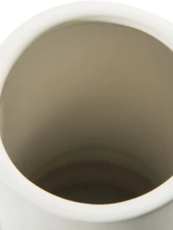 Vase, Creme -Teppiche Verkaufe Banda Vase Weiss Creme 13x13x27 lup1