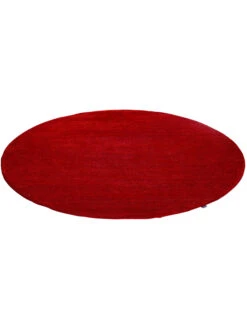 Woll-Teppich, Herbstrot -Teppiche Verkaufe Barwala Gabbehteppich rot Herbstrot 200rund fper2