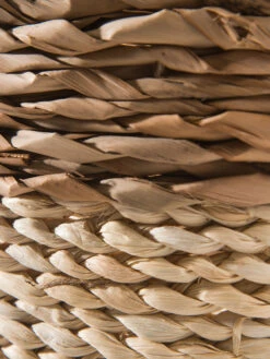 Korb, Weiss/Natur -Teppiche Verkaufe BasketRush Korb Hellbraun WeissNatur 30x30x26 lup1