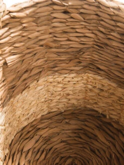 Korb, Weiss/Natur -Teppiche Verkaufe BasketRush Korb Hellbraun WeissNatur 30x30x26 lup3