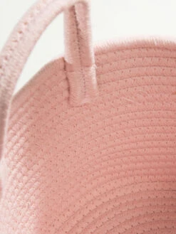 Korb, Samtrosa -Teppiche Verkaufe BasketSweetRose Korb Rosa Samtrosa 25x25x18 lup3