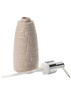 Seifenspender, Beige -Teppiche Verkaufe BathroomSlate Seifenspender Beige 7x7x20 per2