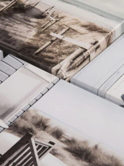 Leinwand Druck, Blau -Teppiche Verkaufe Beachlife LeinwandDruck Blau 25x25 lup2