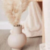 Vase, Beige -Teppiche Verkaufe Belly Vase Creme Beige 15x15x18 mil