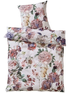 Satin-Bettwäsche, Weiss -Teppiche Verkaufe Belrose Bettwaesche Mehrfarbig Weiss 135x200 pla