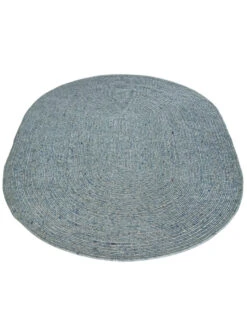 Handweb-Teppich, Aqua -Teppiche Verkaufe Bjoerna HandwebTeppich Blau Aqua 140x200 oval fper