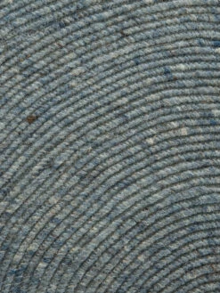 Woll-Teppich, Aqua -Teppiche Verkaufe Bjoerna HandwebTeppich Blau Aqua 200rund lup