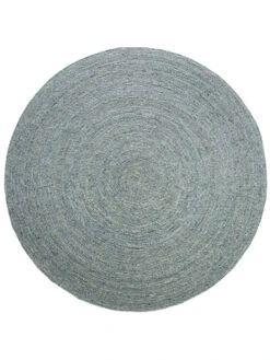 Woll-Teppich, Aqua -Teppiche Verkaufe Bjoerna HandwebTeppich Blau Aqua 200rund pla