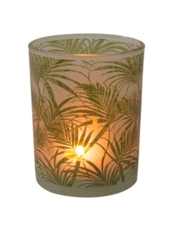 Teelichthalter, Hellbeige 7 Teelichthalter, Hellbeige -Teppiche Verkaufe Blattschliff Teelichthalter Gold Hellbeige 10x10x122C5 per2