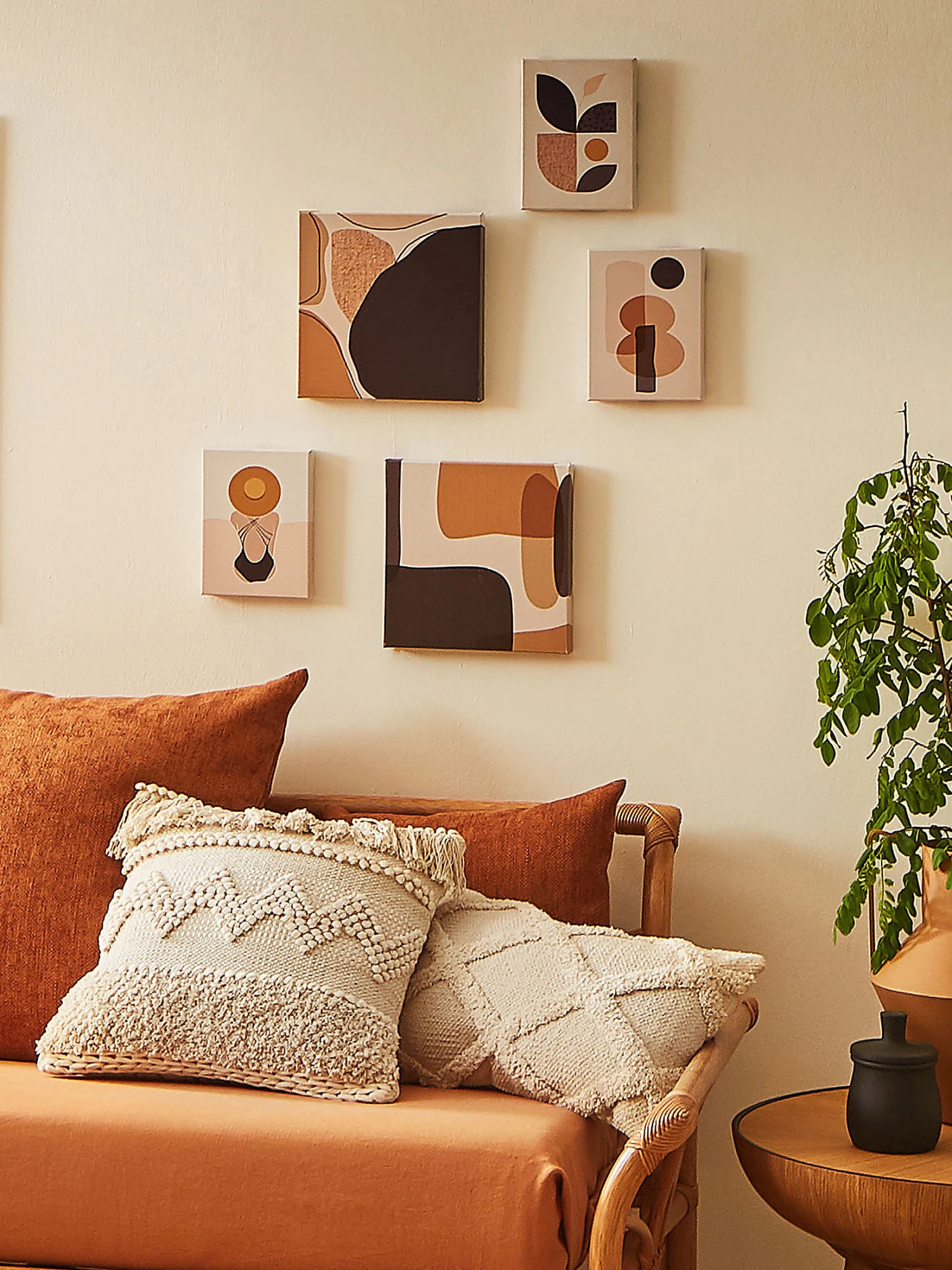 Druck, Schwarz/Braun 3 Druck, Schwarz/Braun