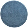 Badematte, Stahl -Teppiche Verkaufe Bodega Badteppich blau Stahl 90rund pla
