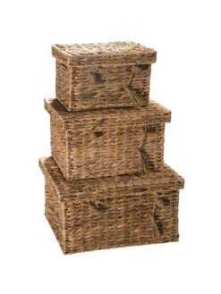 Box, Natur -Teppiche Verkaufe BoxTrunk Box Hellbraun Natur set Stapel