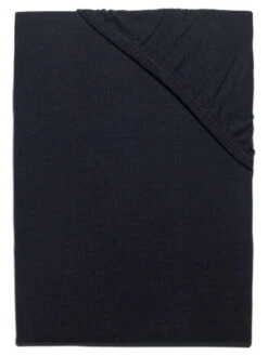 Spannbetttuch, Schwarz