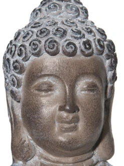 Figur, Grau -Teppiche Verkaufe BuddhaSmile Figur Braun Grau 17x24x34 lup