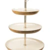 Deko-Etagere, Weiss -Teppiche Verkaufe CakeStand DekoEtagere Weiss 30x30x48 per