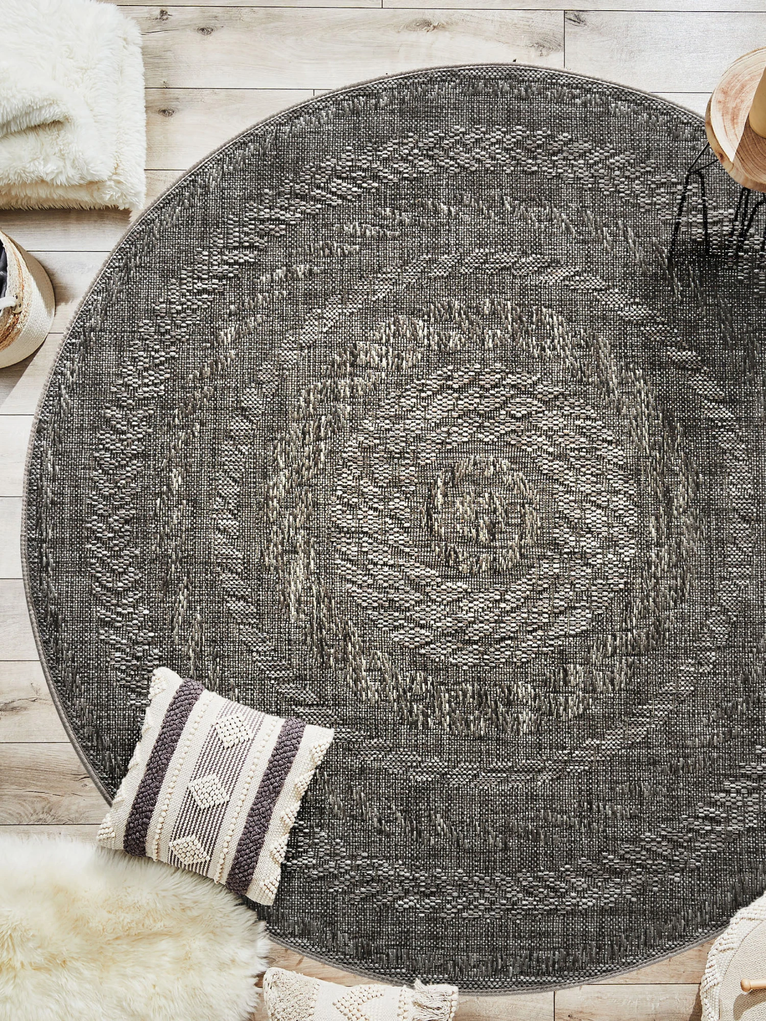 Outdoor-Teppich, Schiefer 3 Outdoor-Teppich, Schiefer