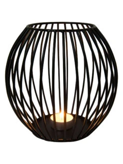 Teelichthalter, Black