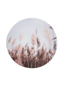 Leinwand Druck, Dunkelbeige -Teppiche Verkaufe Canvas3er Bild Natur Grau Dunkelbeige 30rund pla