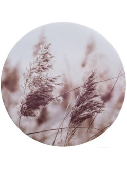 Leinwand Druck, Hellbraun -Teppiche Verkaufe Canvas3er Bild Pampas rosa Multicolor 40rund pla