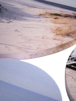 Leinwand Druck, Hellblau -Teppiche Verkaufe Canvas3er Bild Strand Blau Hellblau 40rund lup