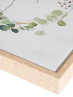 Leinwand-Druck-gerahmt, Weiss/Grün -Teppiche Verkaufe ChooseJoy Druckgerahmt Gruen WeissGruen 32x32 lup2