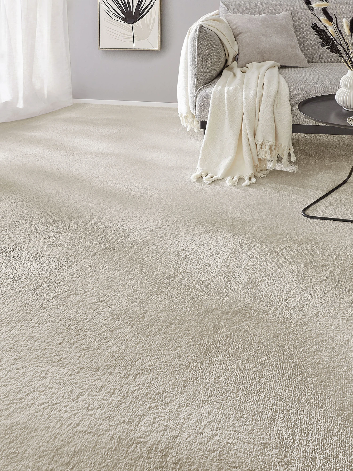 Velours-Teppichboden, Cappuccino 33 3 Velours-Teppichboden, Cappuccino 33