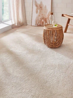 Velours-Teppichboden, Creme 35