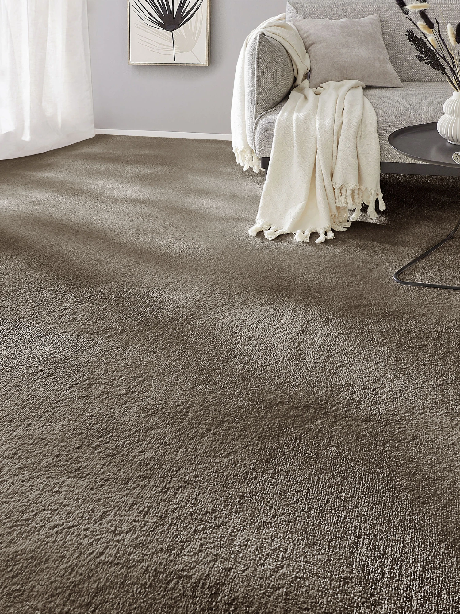 Velours-Teppichboden, Mocca 47 3 Velours-Teppichboden, Mocca 47