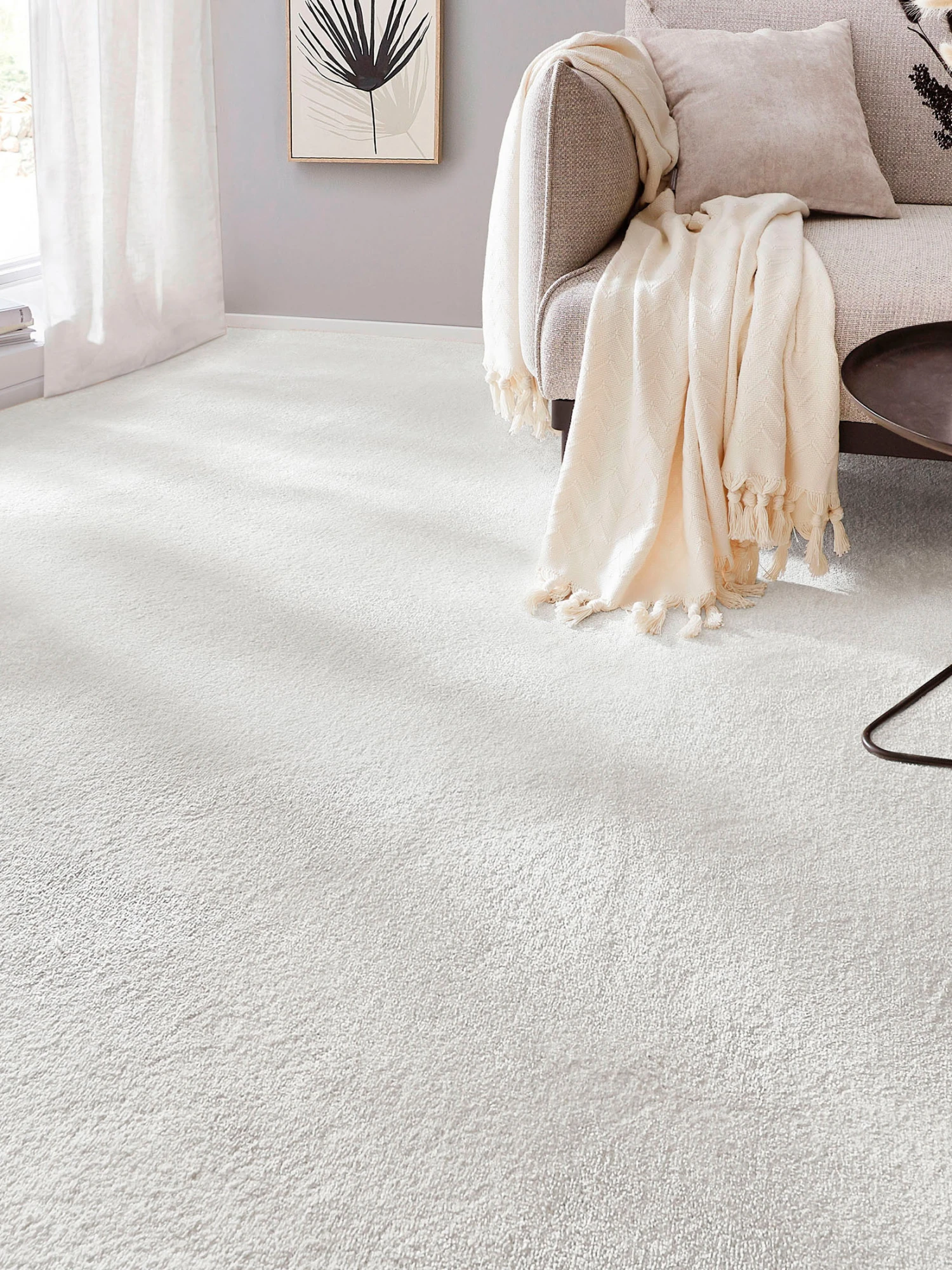 Velours-Teppichboden, Ivory 30 3 Velours-Teppichboden, Ivory 30