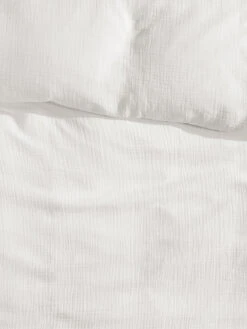 Musselin-Bettwäsche, Creme -Teppiche Verkaufe Cloudy Bettwaesche Weiss Creme 135x200 lup2