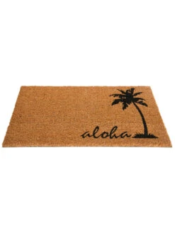 Fußmatte, Aloha -Teppiche Verkaufe Cochin Fussmatte Braun Aloha 45x75 per