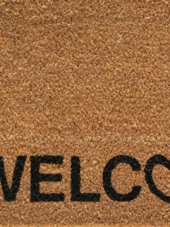 Fußmatte, Welcome -Teppiche Verkaufe Cochin Fussmatte Braun Welcome 45x75 lup