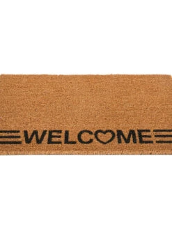 Fußmatte, Welcome -Teppiche Verkaufe Cochin Fussmatte Braun Welcome 45x75 per