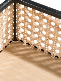 Tisch, Schwarz/Beige -Teppiche Verkaufe CoffeeTable Tisch Schwarz SchwarzBeige 30x60x50 lup1