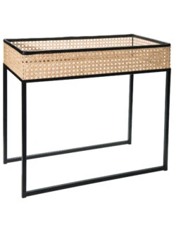 Tisch, Schwarz/Beige