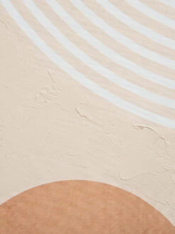 Leinwand-Druck-handbemalt, Hellbeige -Teppiche Verkaufe Cornero Leinwandbild Beige Hellbeige 80x120 lup