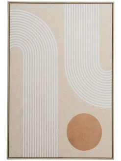 Leinwand-Druck-handbemalt, Hellbeige -Teppiche Verkaufe Cornero Leinwandbild Beige Hellbeige 80x120 pla