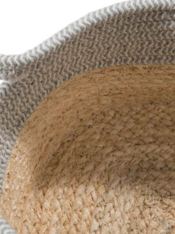 Korb, Grau/Beige -Teppiche Verkaufe Cotiro Korb Grau GrauBeige 25x30x16 lup2