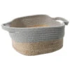 Korb, Grau/Beige -Teppiche Verkaufe Cotiro Korb Grau GrauBeige 25x30x16 per