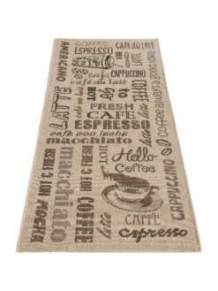 Küchenläufer, Coffee -Teppiche Verkaufe Cuisine FlachgewebeTeppich Beige Coffee2 80x200 fper